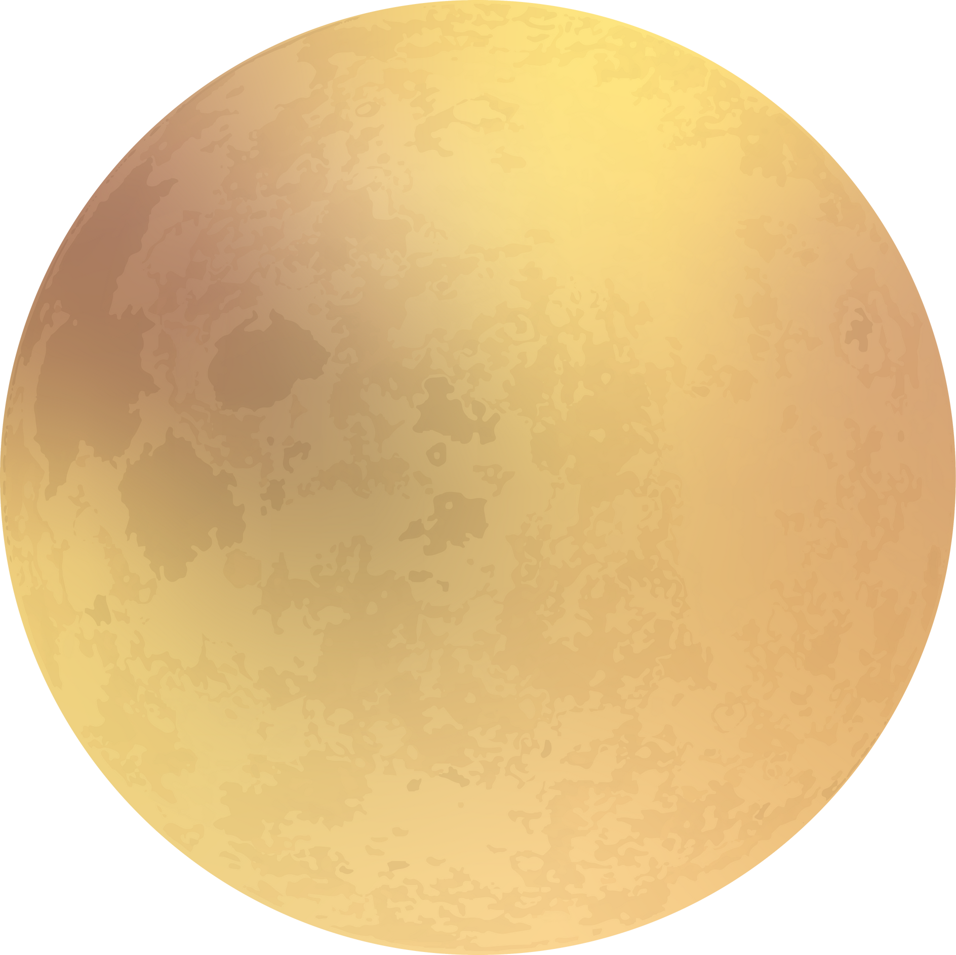 Japanese retro traditional style golden moon